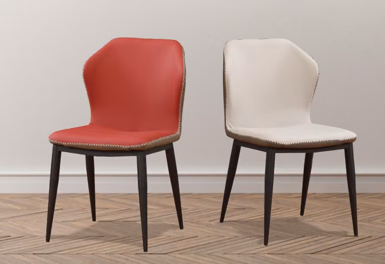 Stuhl 1x Ess Zimmer Polster Stuhl Fernseh Lounge Club Leder Sitz Sessel