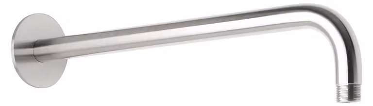 Herzbach LIVING SPA Supporto a muro 450 mm, 70 mm, rotondo, angolato, acciaio inossidabile