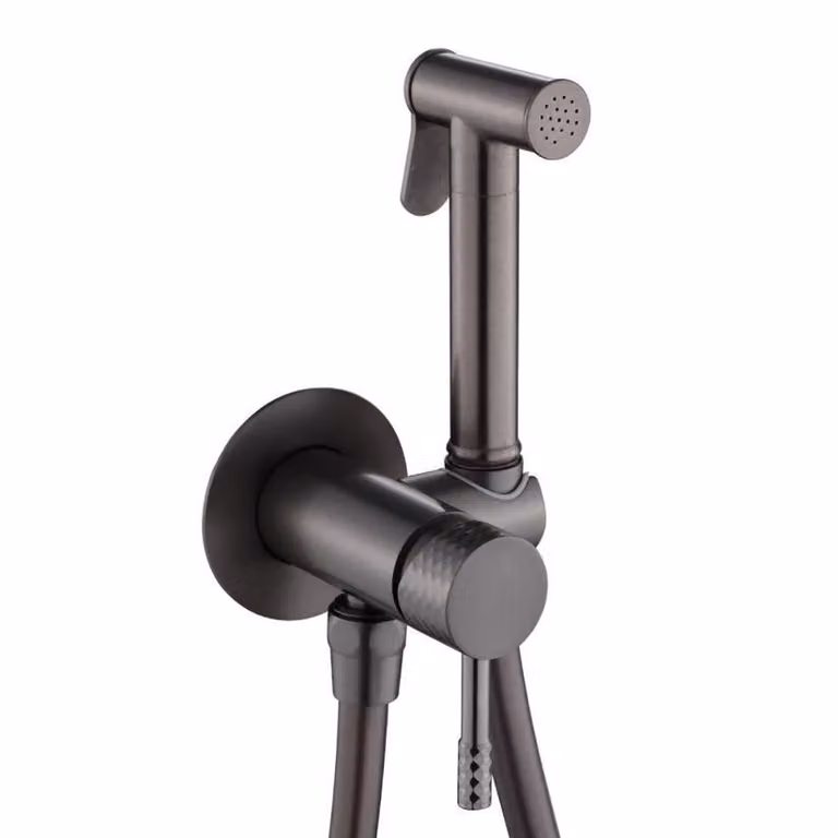 WEBO Bidet Handdouche Complete RVS Gun Metal Caldo Freddo Rubinetto miscelatore monocomando per bidet
