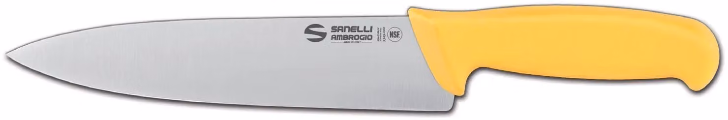 Trinciante cuoco cm 20 giallo linea Supra di Sanelli Ambrogio