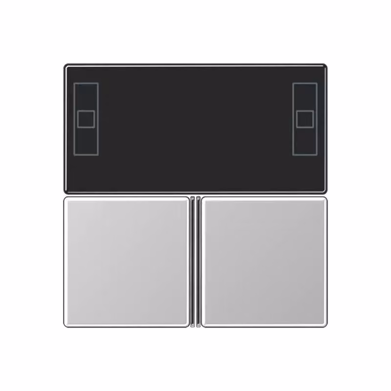 Set di tasti Jung A4093TSAAL, interamente in alluminio
