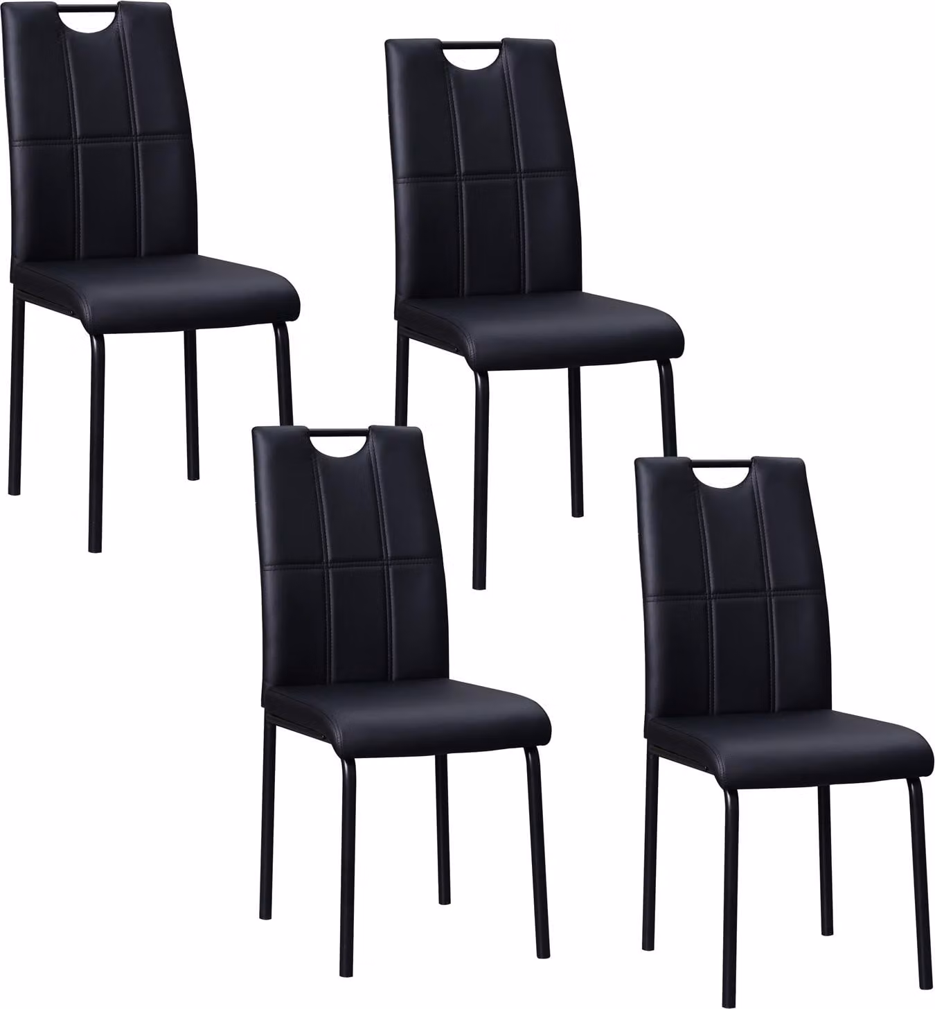 Set di 4 sedie DentonPoliuretano