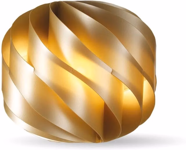Lampada da Tavolo New Gold IPERBRIKO in Metallo Oro/Ottone L: 40 cm, H: 38 cm
