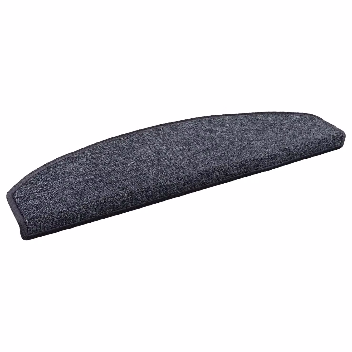 Set di 15 tappetini autoadesivi per scale vidaXL in polipropilene antiscivolo e fonoassorbenti, disponibili in grigio o blu, L: 80 cm, P: 24,5 cm, H: 3,5 cm