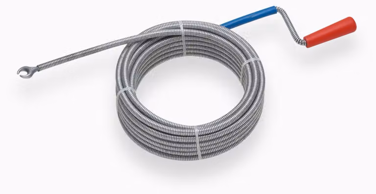 Maestro Spirale per pulizia tubi Ø 9 mm x 10 m Spirale flessibile con artiglio