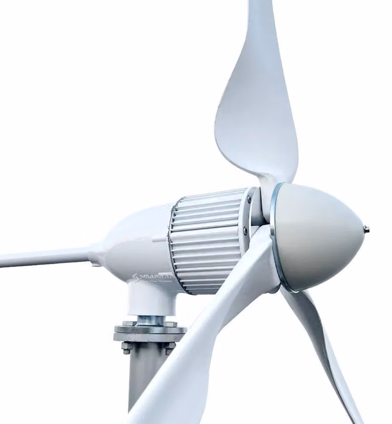 Turbina eolica - Generatore eolico - Produzione di energia eolica - Silenzioso ed efficiente - Potenza: 5 kW