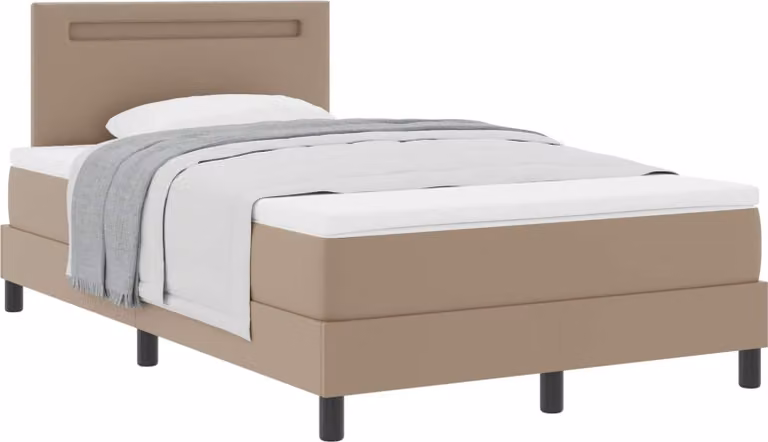 Letto a molle Cappuccino 120 x 190 cm