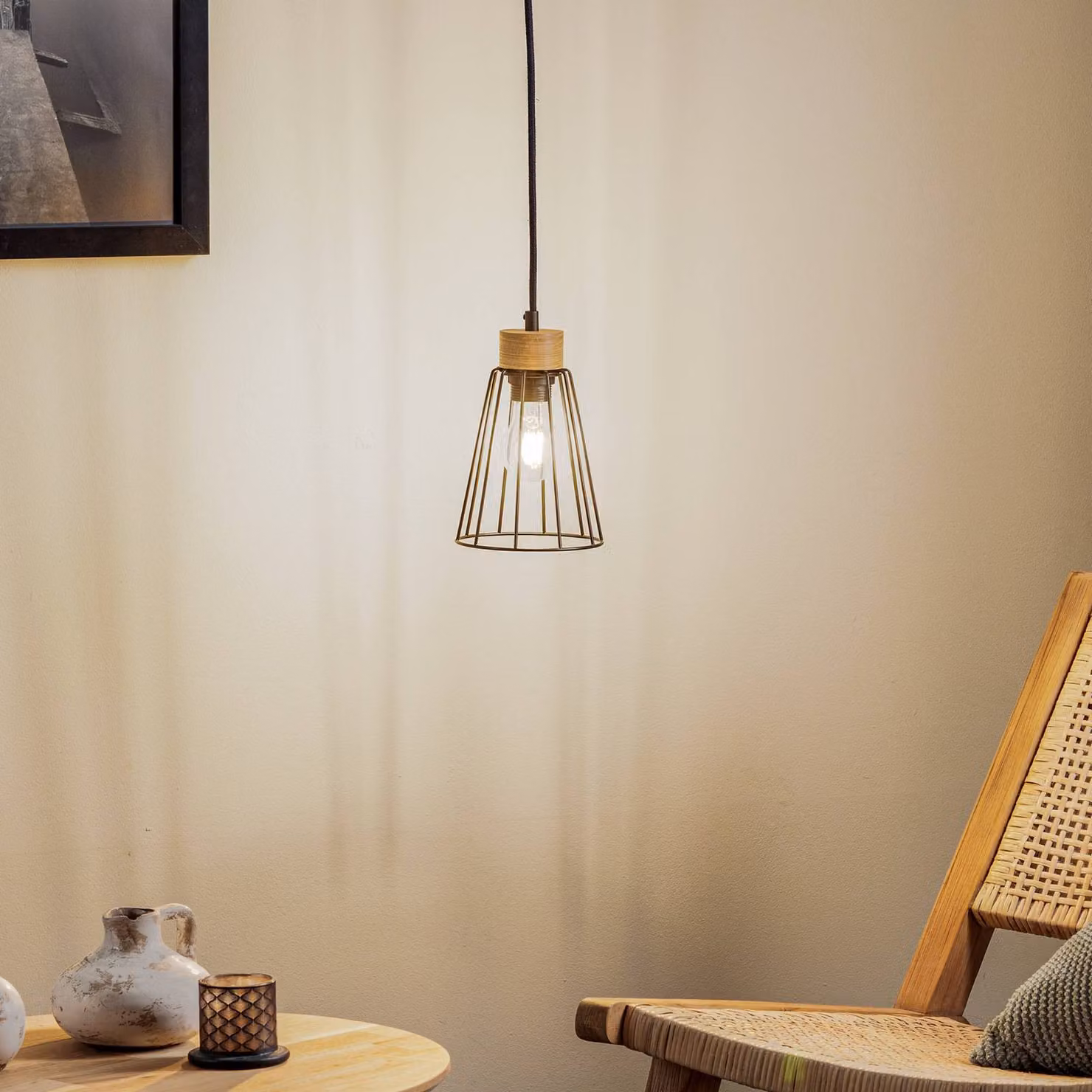Lampada a sospensione Dorvi BRITOP, dimmerabile, Soggiorno / Sala da pranzo, Metallo, Moderno, Lampada a sospensione