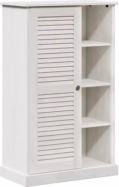 Mobile da Bagno | Armadio da bagno VIGO Bianco e Bianco Antico 68 x 34 x 110 cm