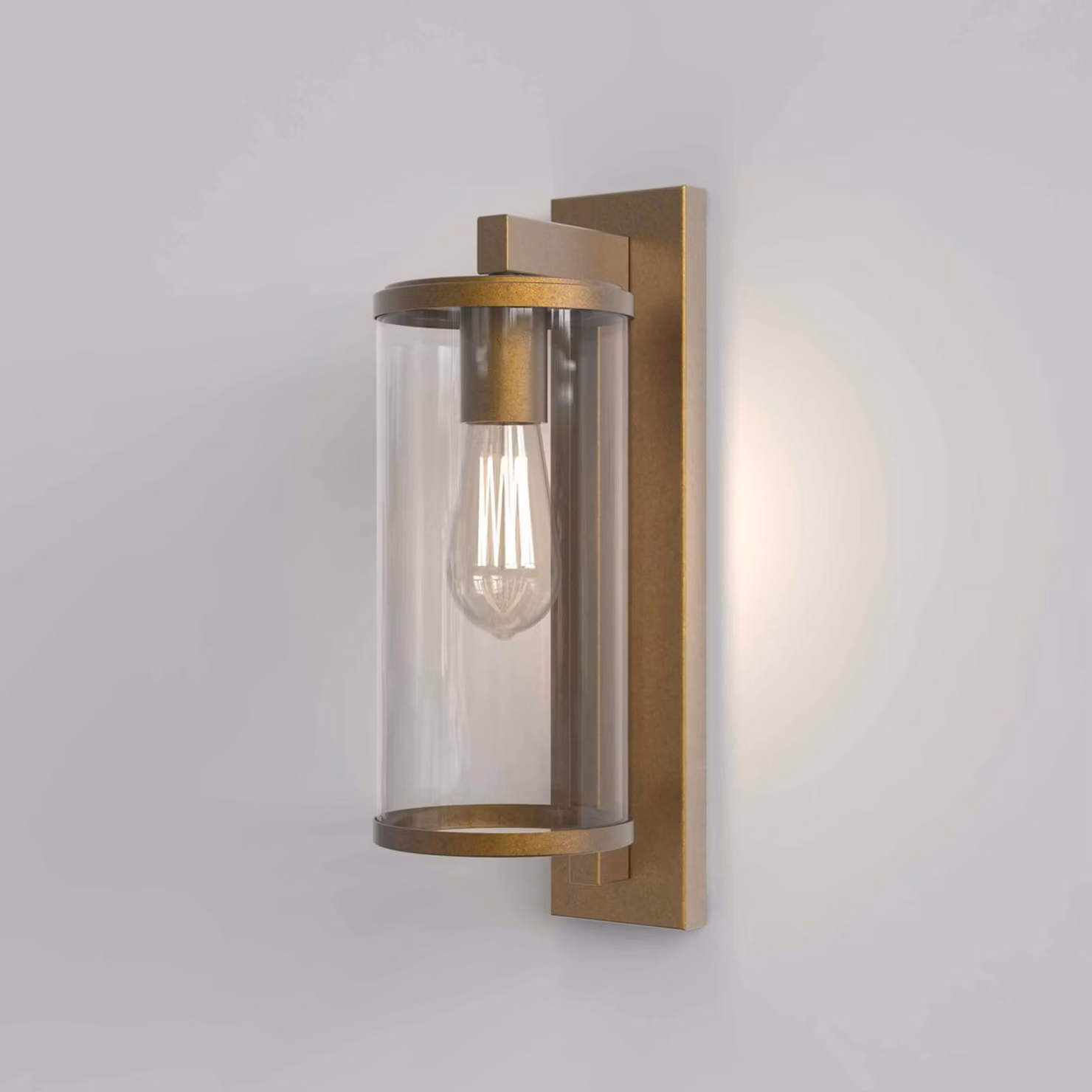 Astro Pimlico 400 - Applique per esterni in ottone antico IP23, E27