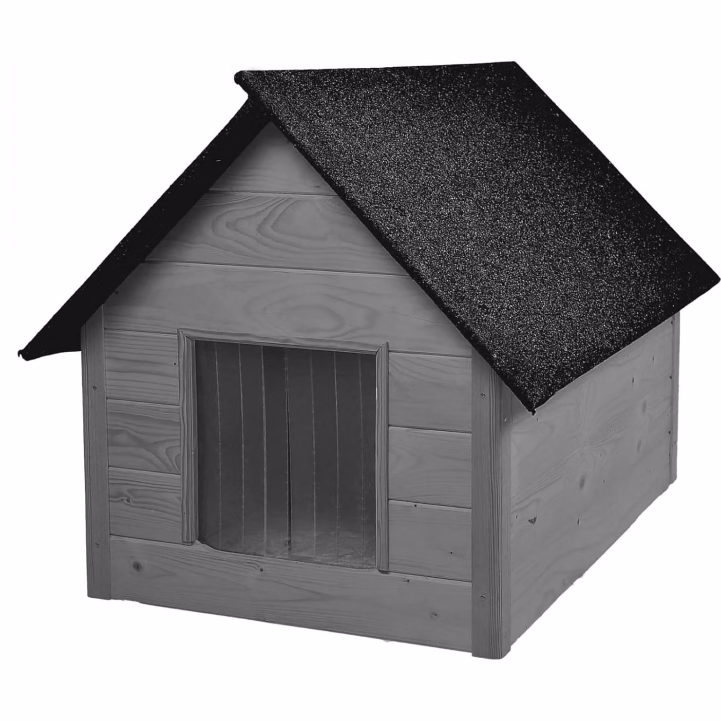 Cuccia isolata per cani con cuscino lettino | Colore grigio| Ideale per giardino e patio | Comfort in estate e in inverno | Robusta e resistente alle intemperie