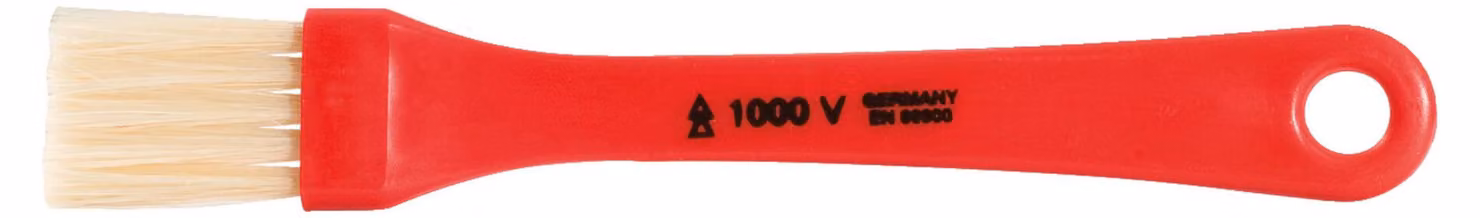 KS Tools Spazzola per polvere con isolamento protettivo, dritta, 180 mm, 117.1645