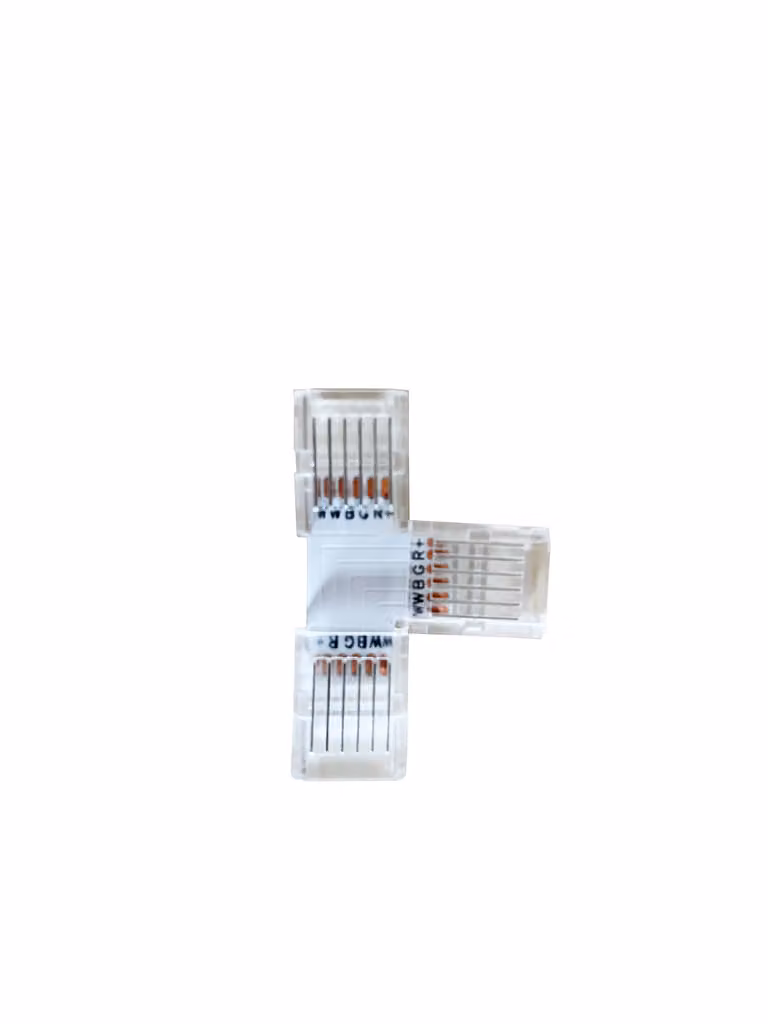 Connettore CLICK 12 mm, connettore a T, RGB+CCT, 6 pin