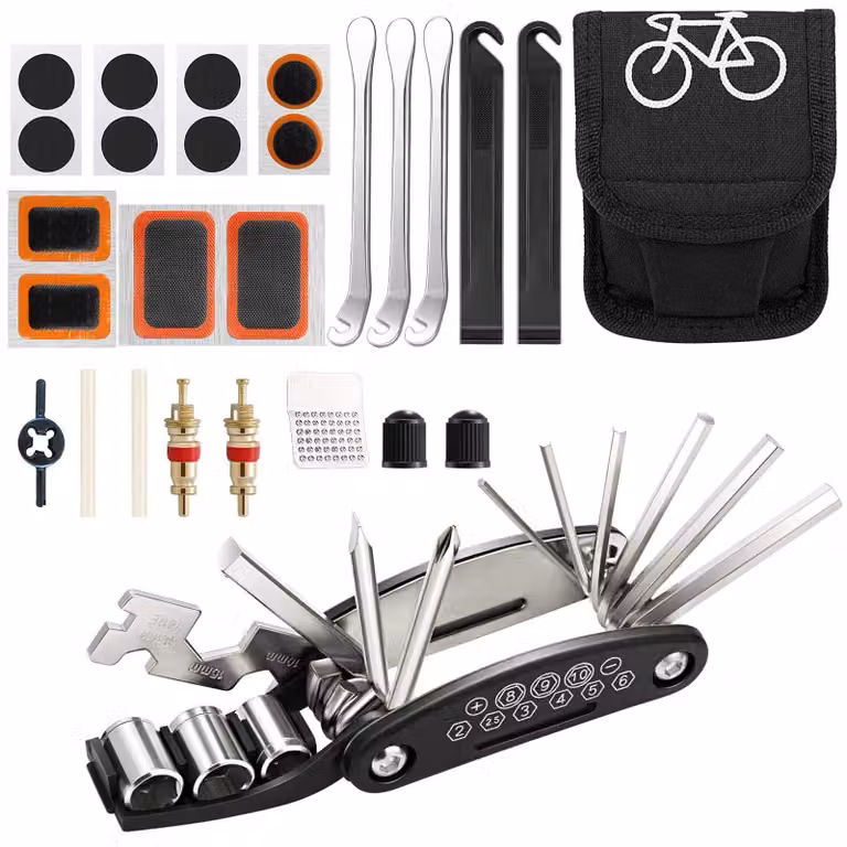 Set di attrezzi multifunzionale per biciclette