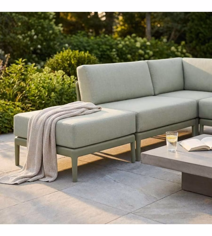 Seduta per salotto da giardino Cosma con cuscino, L: 69 cm, P: 69 cm, H: 42 cm