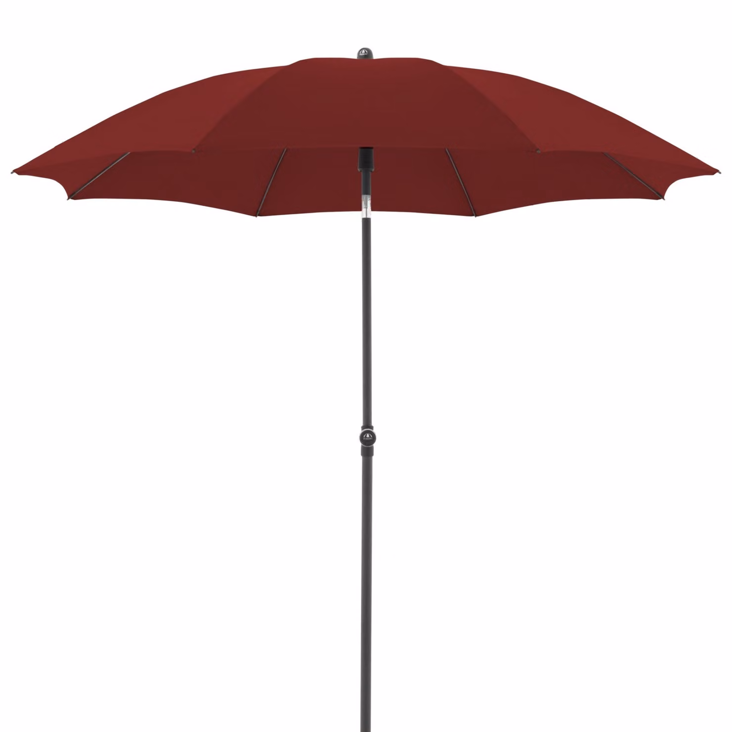 Ombrellone con asta centrale Doppler ACTIVE Green Edition 210 cm bordeaux