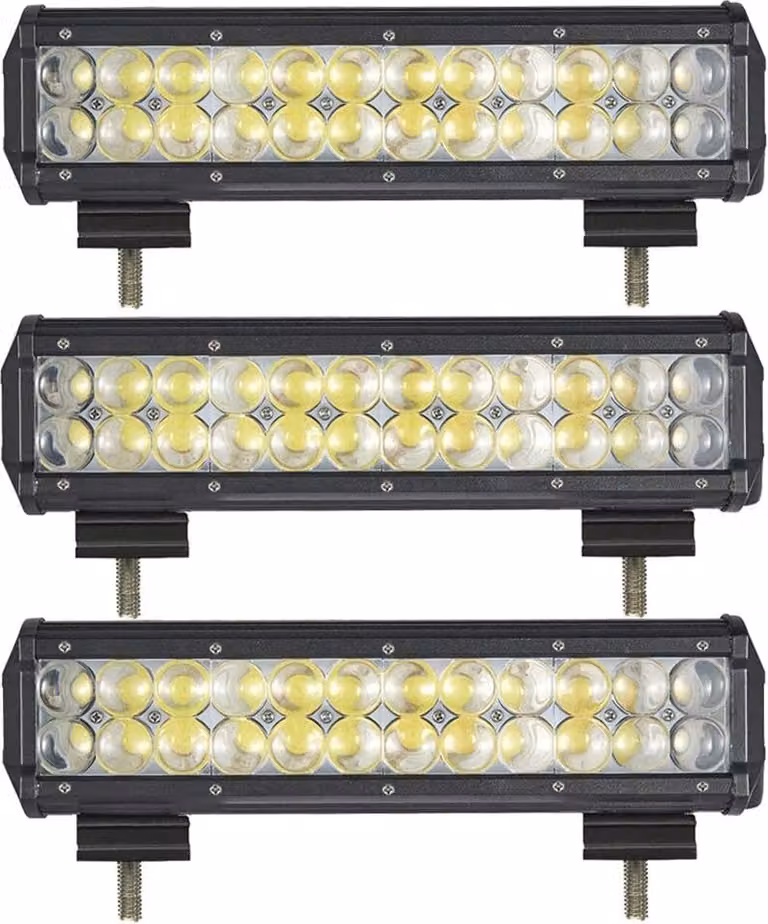 Greenmigo 3X 72W LED Fari supplementari 12V 24V 7200LM Fari da lavoro Fari LED IP67 Impermeabili Angolo di emissione 90 gradi Proiettori