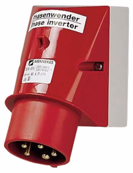 Spina a parete Mennekes 16A,5p,6h,400V,IP44 2511