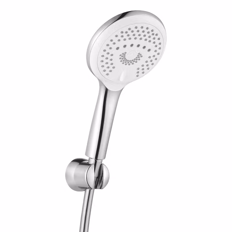 KLUDI FRESHLINE Set de douchettes pour baignoire 3S, avec 3 types de jets, montage mural, 6795005-00, 6795005-00