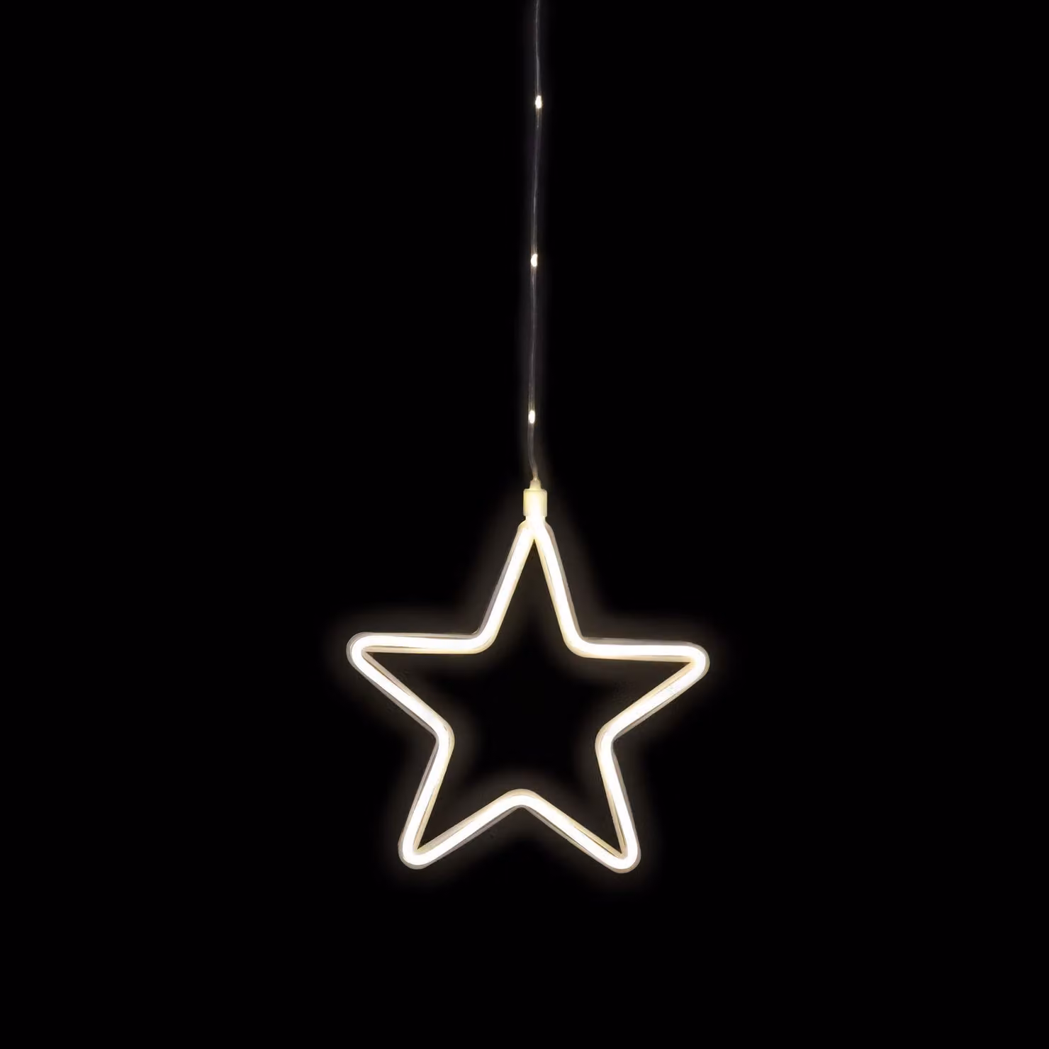 Lampada a LED, luce bianco caldo, con timer, dotata di ventosa, dimensioni 23x23 cm