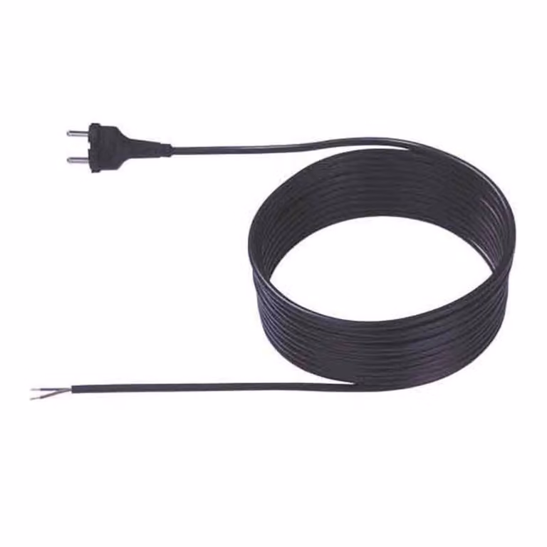 BACHMANN cavo aspirapolvere 2x0,75 6,3 m, H05VV-F Cavo aspirapolvere cont. pz.