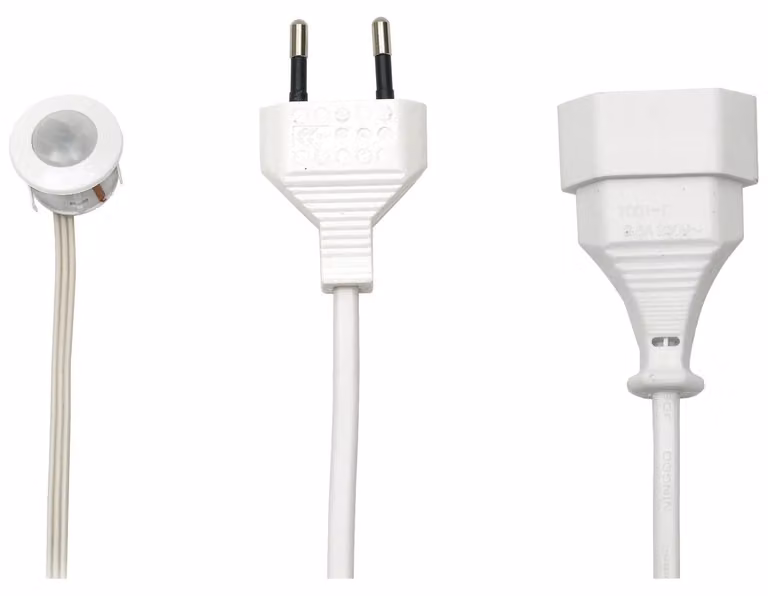 Sensore di movimento DOMUS LINE con ricevitore da incasso, sensore di movimento a 230V, in plastica