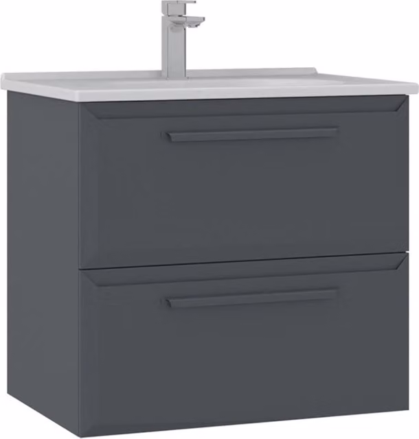 Mobile lavabo "Nuvola 65 v2" - 65 x 50 x 62 cm - Antracite