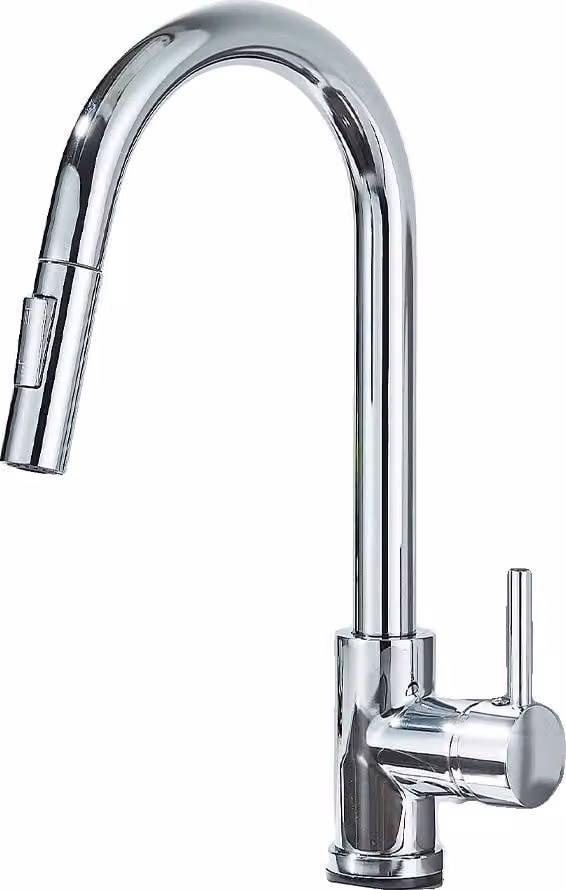 Rubinetto da cucina, funzione spray estraibile, comando monocomando, cromato