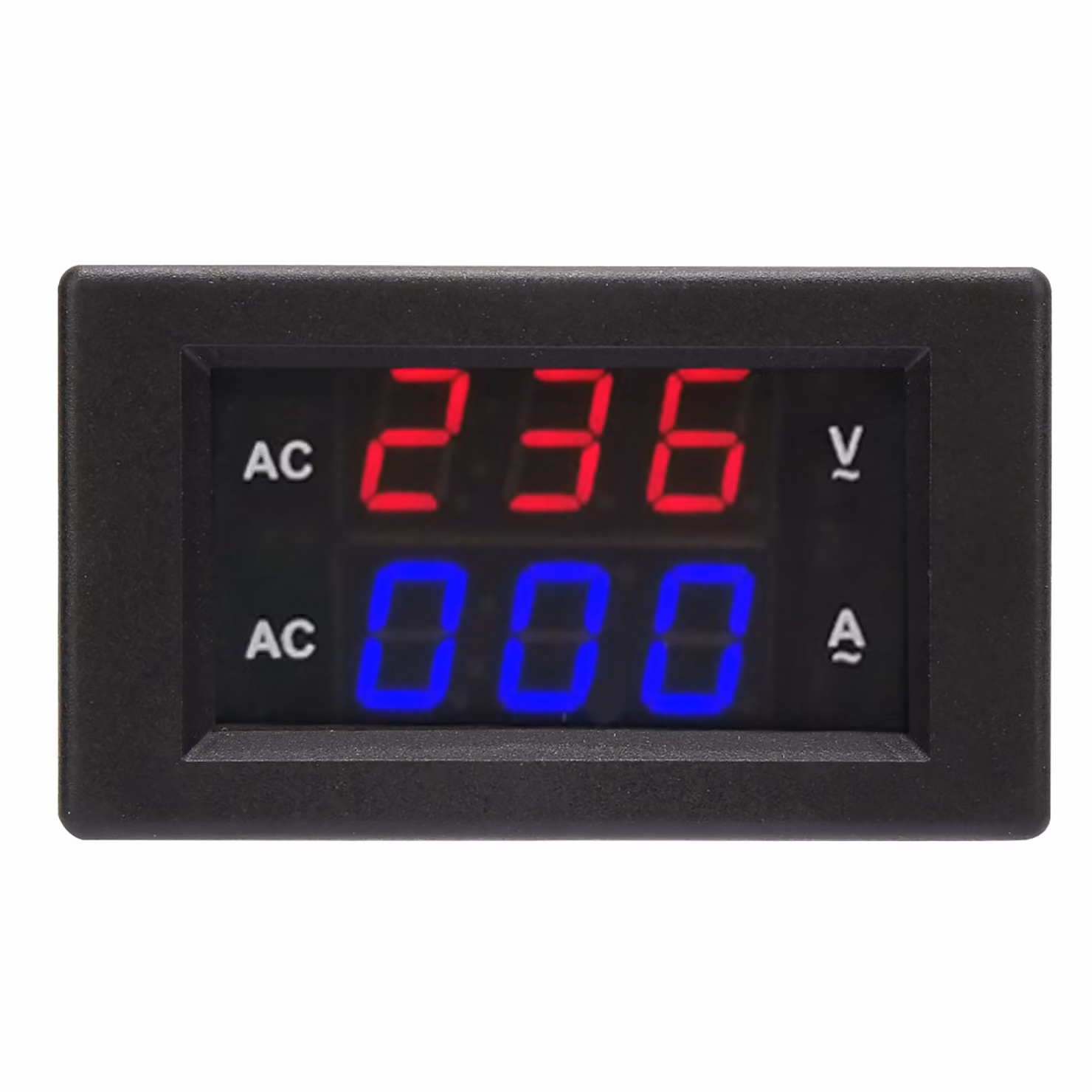Display digitale a LED Voltmetro AC 100~300 V Amperometro 0-100 A (rosso blu)