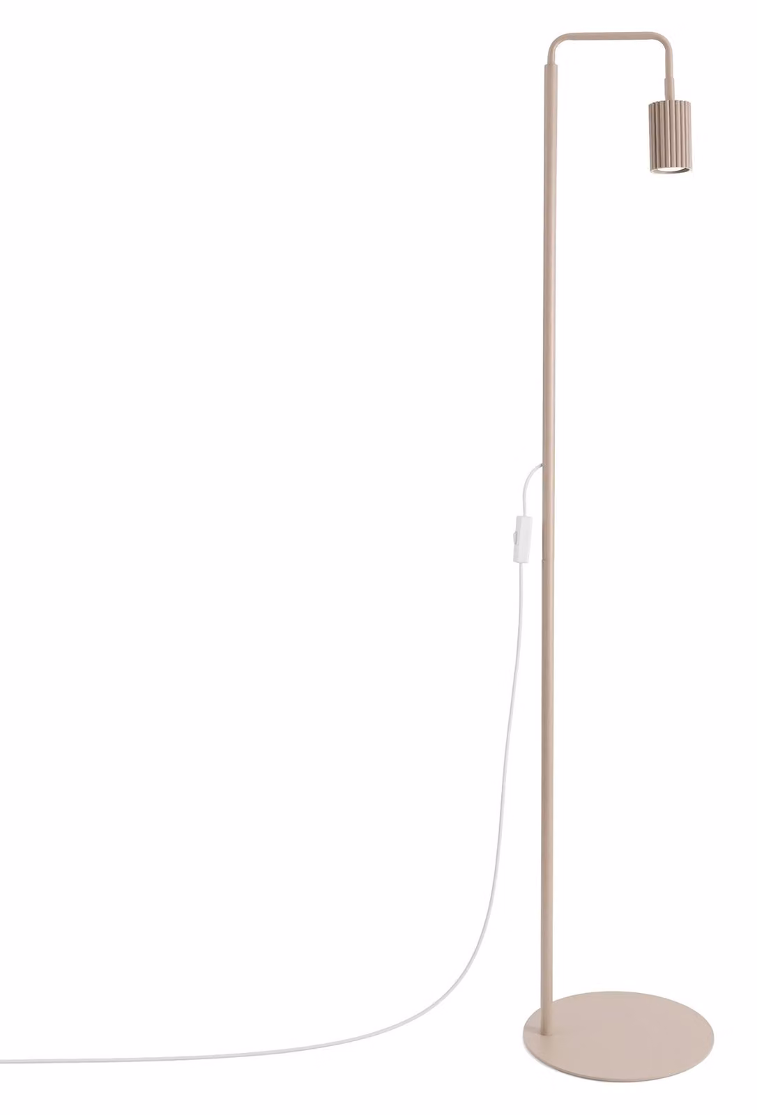 Lampada da terra KARBON 1 color taupe, 1xGU10, 10 W, alluminio, 160x30x30 cm, Sollux Lighting