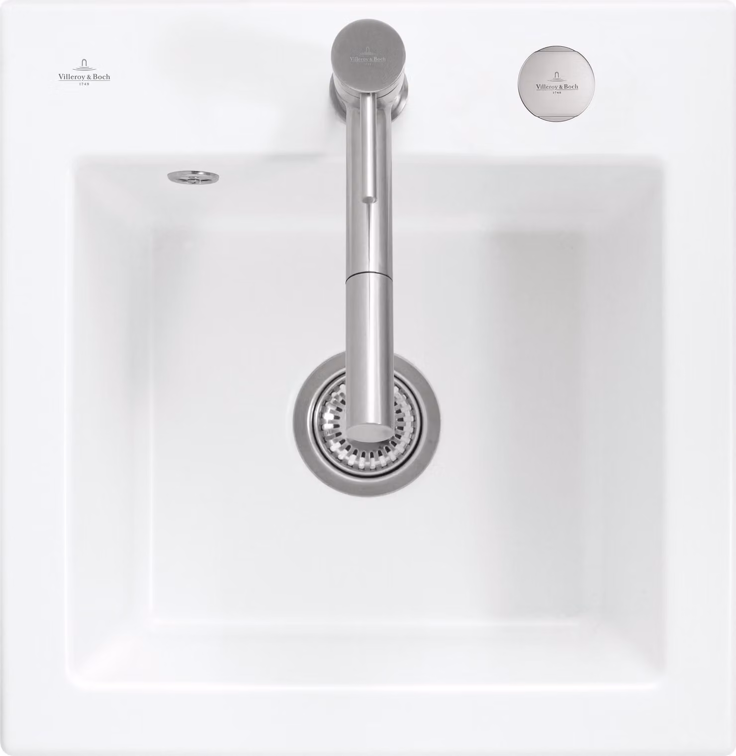 Lavello da cucina Villeroy&Boch, lavello da cucina Subway 50 S White Alpine 525x510mm, larghezza base 50cm