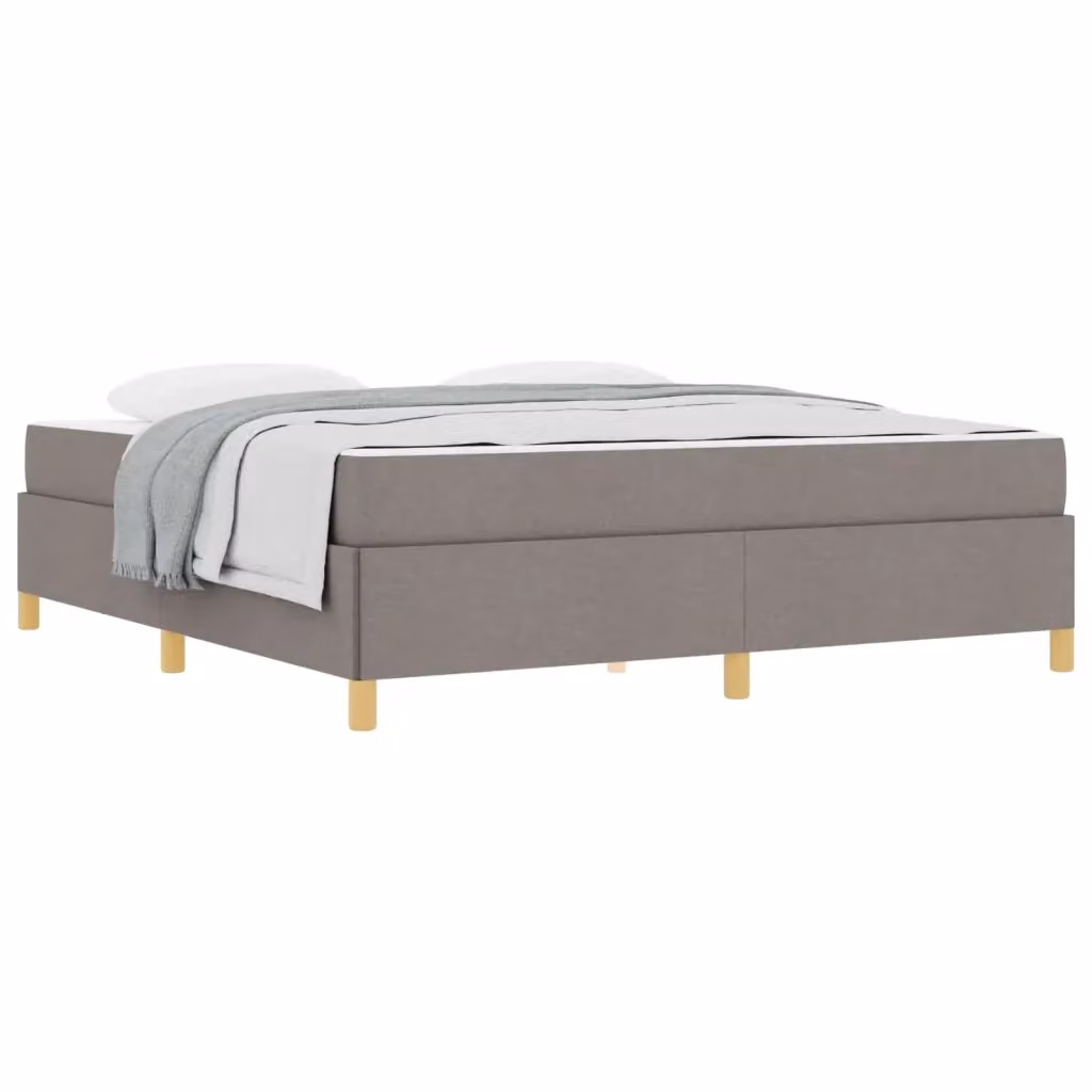Struttura letto con cassetti Talpa vidaXL in tessuto beige o grigio, L: 180 cm, P: 200 cm, H: 203 cm – 2