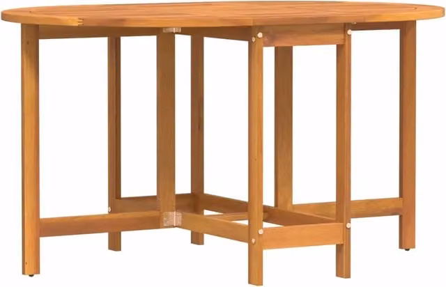 Tavolo da giardino pieghevole vidaXL in legno di acacia marrone L: 110 cm, P: 60 cm, H: 72 cm