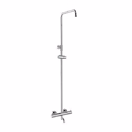 Mereo Miscelatore termostatico da parete per vasca con doccia senza accessori (piastra, doccia, flessibile) - CB60101TS1