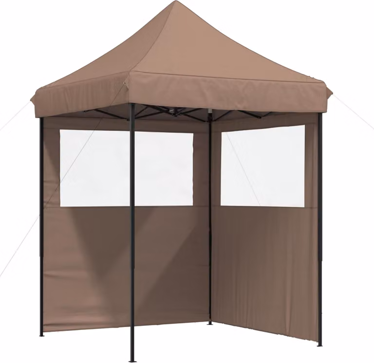 Tenda Party Marrone 200 x 200 x 306 cm Tessuto Oxford