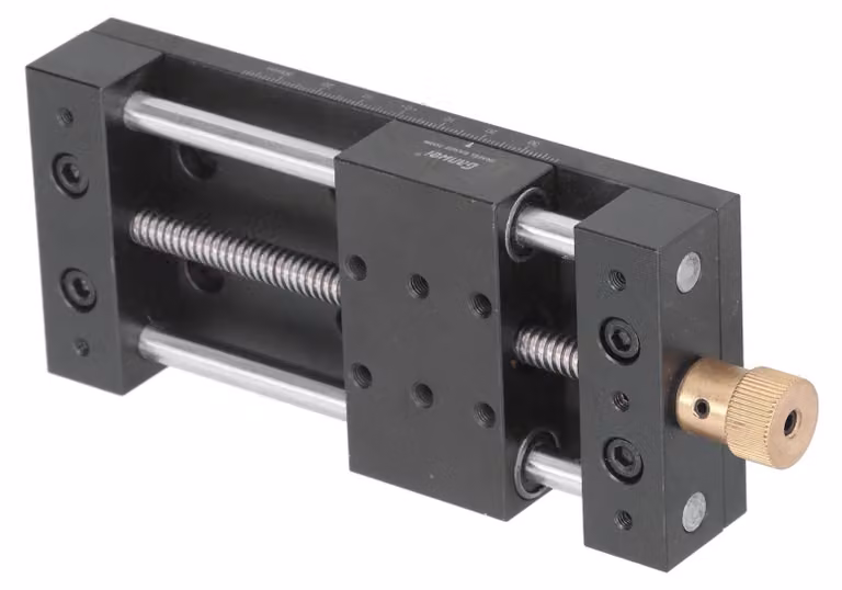 Solidchoice - Attuatore lineare manuale con piano scorrevole - Campo di movimento di 75 mm