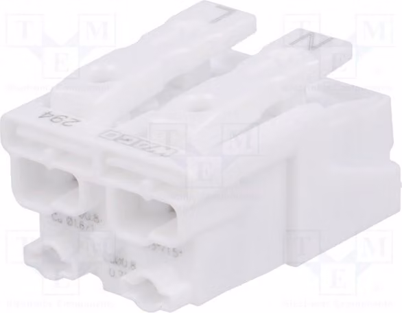 1x Connettore: Installazione, sezioni di cavo: 2, 500V, 0,5÷2,5mm², 24A, 294-5012. Altri morsetti
