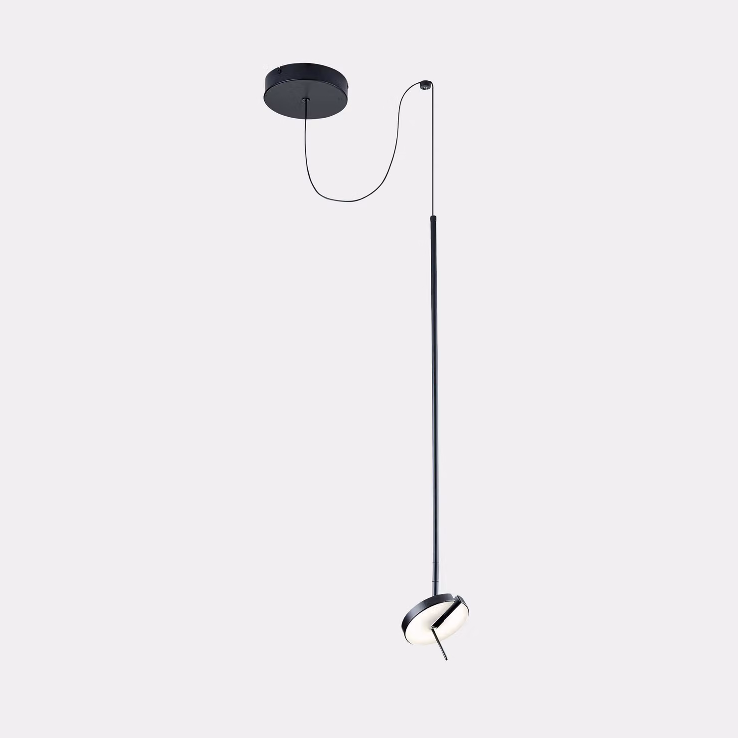 Lampada a sospensione LEDS C4 Invisible - 12,2 W, bianco caldo, 551 lm, nero