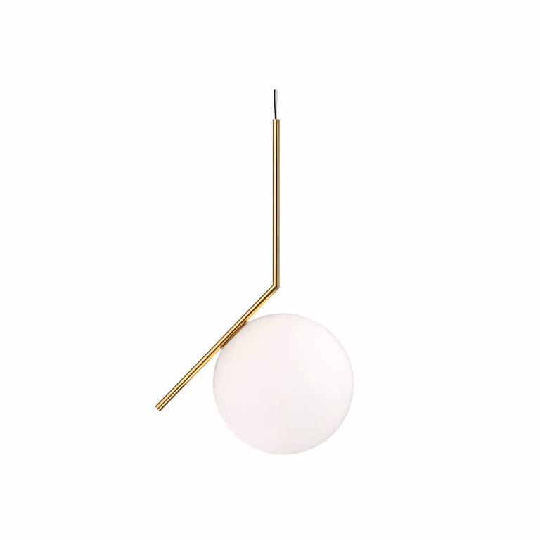 Flos - IC S3 10 Anniversary - Lampada a sospensione - Oro 24K