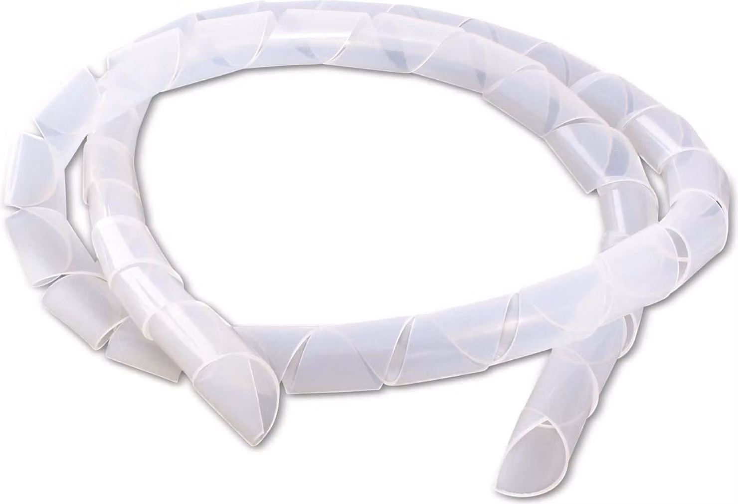 Tubo flessibile a spirale QUADRIOS 2111C142, bianco, PE, 10 m