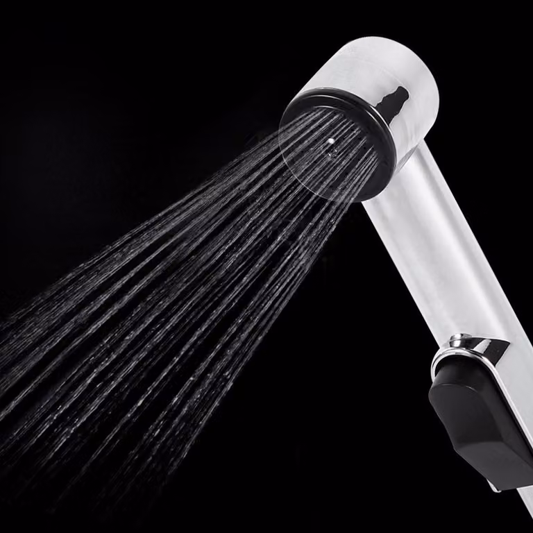Spruzzatore per WC e bidet, portatile, cromato, in ABS, per uso domestico