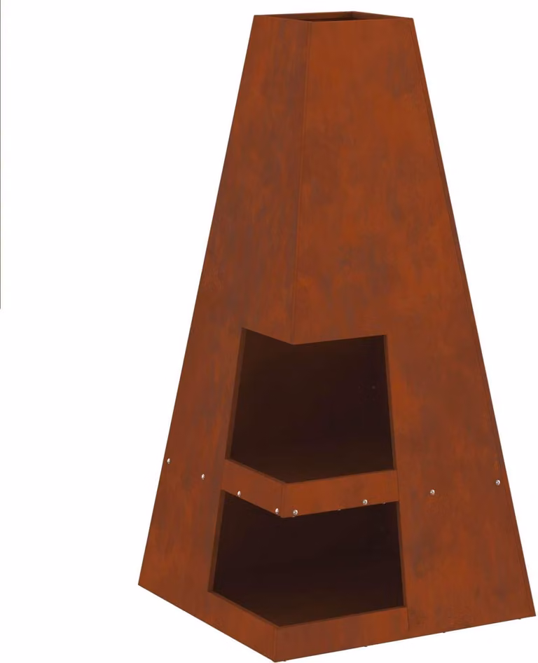 Focolare Marrone 50 x 50 x 100 cm
