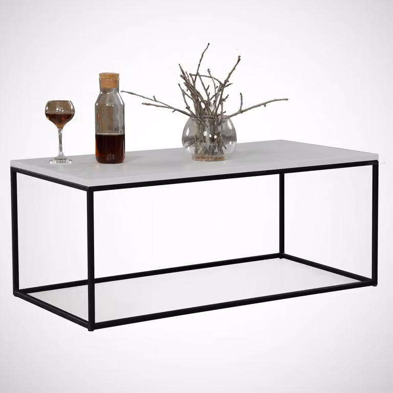 Skye Decor, Cosco - White, tavolini da caffè, bianco, 95 x 43 x 55 cm