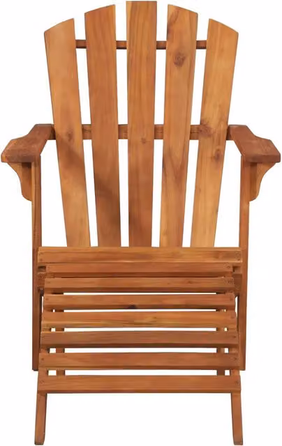 Sedia da Giardino Adirondack con Poggiapiedi vidaXL in Legno di Acacia Marrone – 1