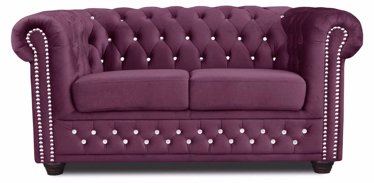 Chesterfield Sofagarnitur 2+1 Sitzer Design Couch Sofa Garnitur Set