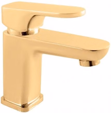 Miscelatore lavabo YUKON in ottone dorato