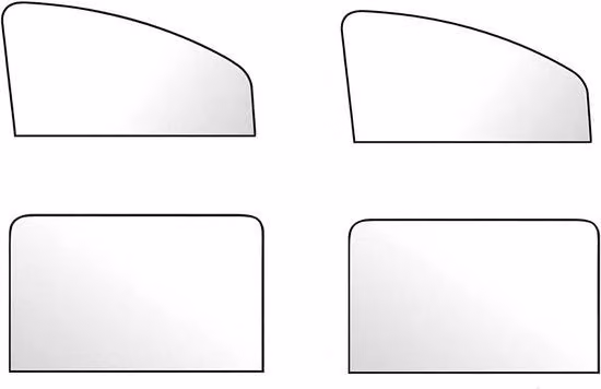 Set di parasole per auto con magnete, protezione dai raggi UV, protezione dal calore, privacy.