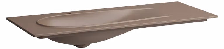LAUFEN Il Bagno Alessi lavabo à poser, 1 trou pour robinet, sans trop-plein, avec bonde, 120x50cm, H8179791881111, H8179791881111