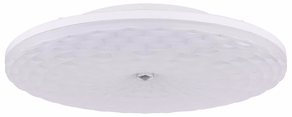 Lampada da soffitto a LED, con telecomando, dimmerabile, regolazione della temperatura di colore (CCT), colore bianco, diametro 48,5 cm