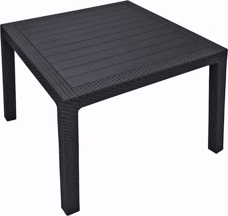 Tavolo da giardino in plastica Keter MELODY QUARTET 95 x 95 x 74,5 cm grafite